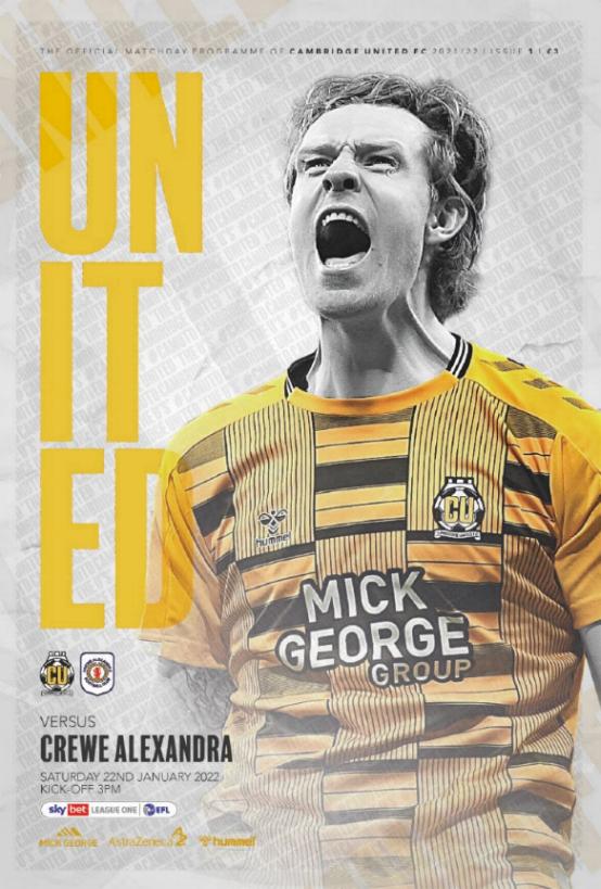 CAMBRIDGE UNITED v CREWE ALEXANDRA 2021/22